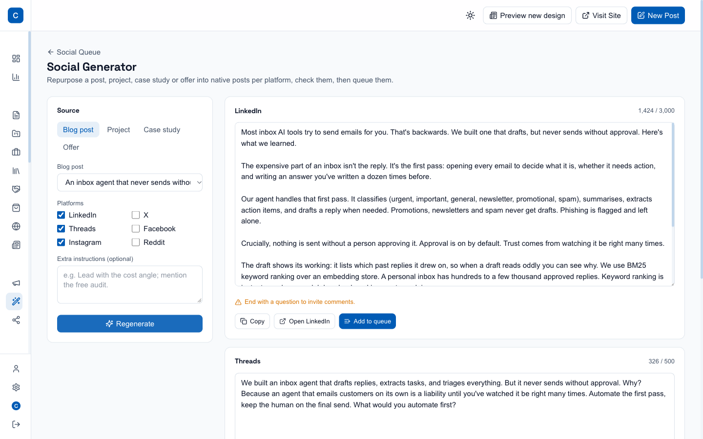 AI Content Automation Engine